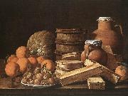 MELeNDEZ, Luis Still Life with Oranges and Walnuts ag Germany oil painting reproduction